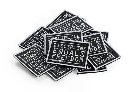 VELCRO Patch 4"x 3"- DISCIPLINE EQUALS FREEDOM