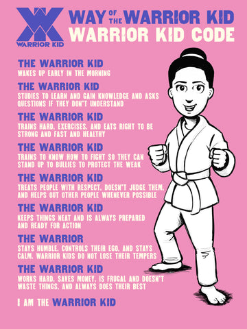 Warrior Kid Code Girls Poster 24 x 32"