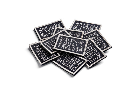 Discipline Equals Freedom Velcro Patch